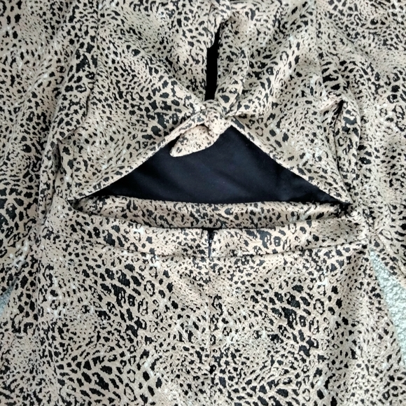 NWT Sz 14 Anthro Animal Print Dress - Picture 13 of 16